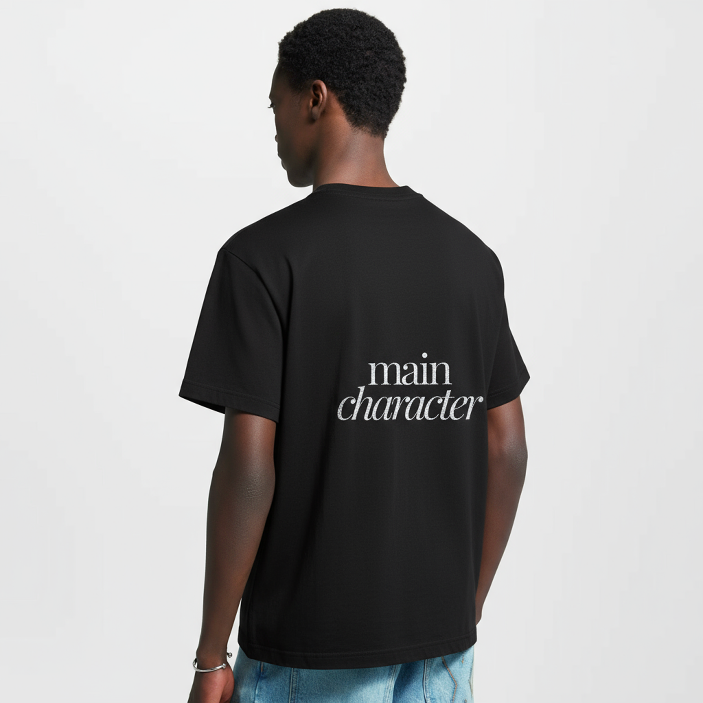 t-shirt main character